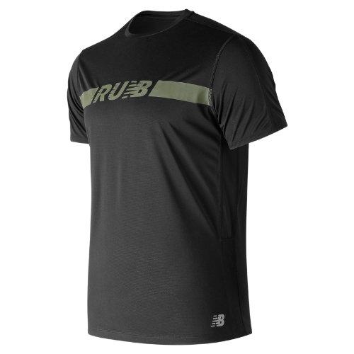 New Balance 91162 Men's Printed Accelerate Short Sleeve - (mt91162)
