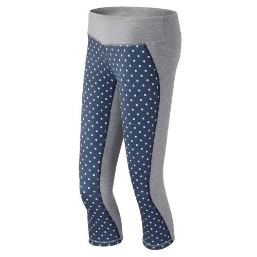 New Balance 63150 Women's J.crew Printed Capri - Navy (wp63150nvd)