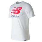 New Balance 71508 Men's Flying Script Tee - White (mt71508wt)