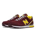 New Balance Stadium Jacket 515 Men's Lifestyle Shoes - Burgundy, Yellow (ml515by)