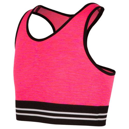 New Balance 16052 Kids' Keyhole Back Seamless Crop Bra - (gb16052)