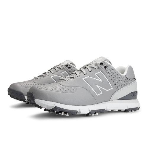 New Balance Golf Leather 574 Men's Golf Shoes - Grey/white (nbg574gr)