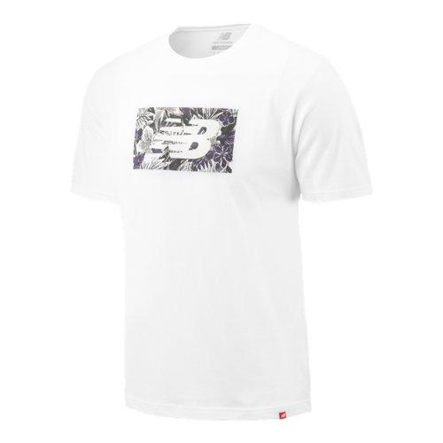 New Balance 93653 Men's Nb Numeric All Coasts Floral Tee - White (mt93653wt)