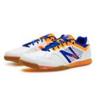 New Balance Audazo Pro Indoor Men's Soccer Shoes - White/uv Blue/impulse (msadoiwb)
