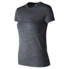 New Balance 71156 Women's M4m Seamless Short Sleeve - Grey (wt71156bkh)