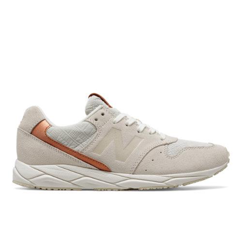 New Balance 96 Revlite Women's Sport Style Shoes - Off White/brown (wrt96eaa)