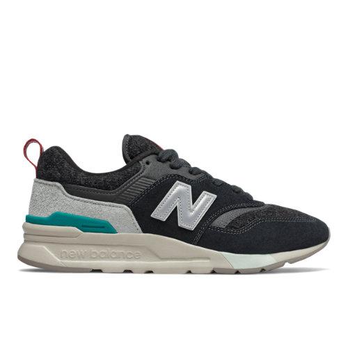 New Balance 997h Men's Classics Shoes - Black/green (cm997hxs)