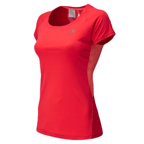 New Balance 5118 Women's Nb Ice Short Sleeve - Bright Cherry, Fiji (wrt5118brc)