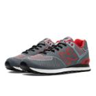 New Balance 574 Woven Men's 574 Shoes - Grey, Black, Red (ml574alk)