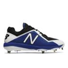 New Balance 4040v4 Men's Low-cut Cleats Shoes - Black/blue (l4040bb4)