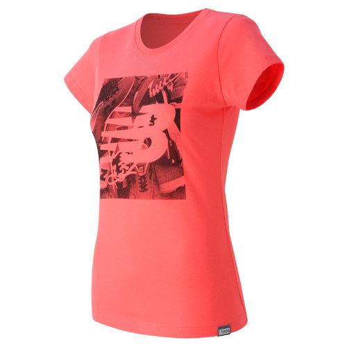 New Balance 63516 Women's Sneaker Head Tee - Pink (wt63516gua)