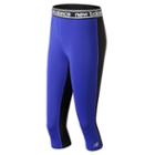 New Balance 91133 Women's Relentless Colorblock Capri - Blue (wp91133uvb)