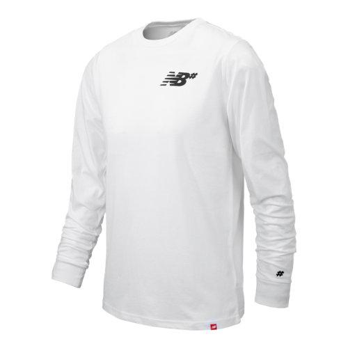 New Balance 93656 Men's Nb Numeric Ls Tee - White (mt93656wt)