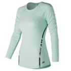 New Balance 61101 Women's Trinamic Long Sleeve Top - Green (wt61101wvh)