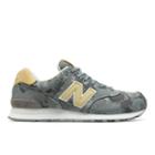New Balance 574 Camo Men's 574 Shoes - Grey/yellow (ml574cma)