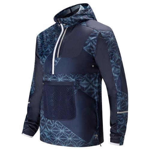 New Balance 81529 Men's J.crew Windcheater Packable Printed Anorak - (jmj81529)