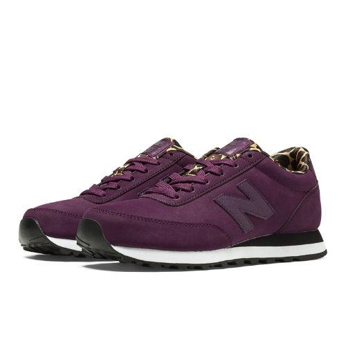 New Balance High Roller 501 Women's Running Classics Shoes - Purple Magic, Leopard Print (wl501bg)
