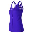 New Balance 91128 Women's Stretch Mesh Tank - Blue (wt91128uvb)