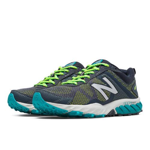 New Balance 610v5 Women's Neutral Cushioning Shoes - Thunder, Sea Glass (wt610lg5)