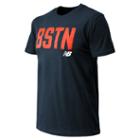 New Balance 63579 Men's Boston City Tee - Navy (mt63579nv)