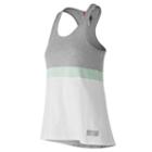New Balance 73551 Women's Nb Athletics Novelty Tank - White/grey (wt73551wy)