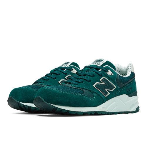New Balance 999 Shadows Women's Running Classics Shoes - Wintergreen, White (wl999ab)