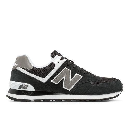 New Balance 574 Core Men's 574 Shoes - Black/grey/white (m574skw)