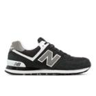 New Balance 574 Core Men's 574 Shoes - Black/grey/white (m574skw)