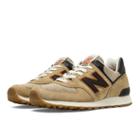 New Balance 574 Connoisseur Guitar Men's Made In Usa Shoes - Tan, Black, Red (us574cbb)