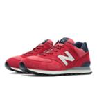 New Balance Pennant Pack 574 Men's Lifestyle Shoes - Red, Navy, Off White (ml574prd)