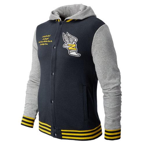 New Balance 4397 Men's Collegiate Flying Nb Jacket - Blue Graphite, Freesia, Heather Grey (emej4397bgh)