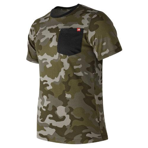 New Balance 73514 Men's Essential Pocket Tee - Green (mt73514ucp)