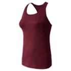 New Balance 4347 Women's Hknb Essential Tank - Cabernet (wft4347kcat)