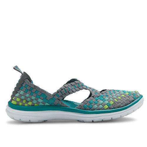 Cobb Hill Wow-ch Women's Casual Footwear Shoes - Teal, Yellow, Grey (cbo01grm)