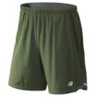 New Balance 4116 Men's Impact 7 Inch 2 In 1 Run Short - Combat, Lead (mrs4116cmb)