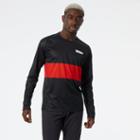 New Balance Men's New Balance X District Vision Impact Run Long Sleeve T-shirt