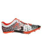 New Balance Sd400 Spike Men's Track Spikes Shoes - Light Grey, Orange, White (msd400go)