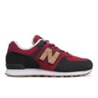New Balance 574 Core Plus Kids Grade School Lifestyle Shoes - Brown/red/black (gc574kws)