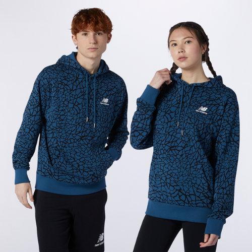 New Balance Mens Nb Athletics Printed N-rgy Hoodie