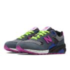 New Balance Elite Edition 580 Women's Running Classics Shoes - Grey, Voltage Violet, Electric Blue (wrt580gy)