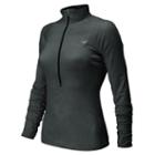 New Balance 5115 Women's Impact Half Zip Graphic - Black, Grey (wrt5115bgr)