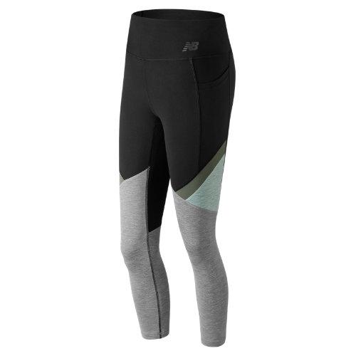 New Balance 83141 Women's High Rise Transform Pocket Crop - Green (wp83141lre)