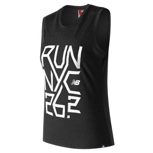 New Balance 73511 Women's Nyc Marathon Essentials Muscle Tank - Black (wt73511vbk)
