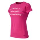 New Balance 53168 Women's Pink Ribbon Laces Tee - (rwt53168)