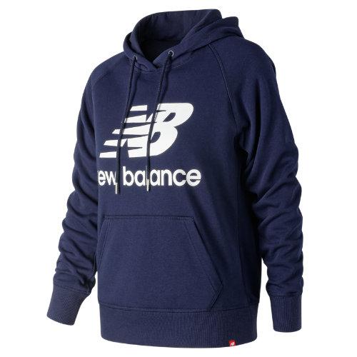 New Balance 91523 Women's Essentials Pullover Hoodie - Navy (wt91523pgm)