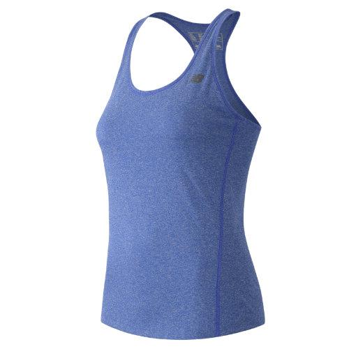 New Balance 53149 Women's Heathered Tank - Blue (wt53149mjh)