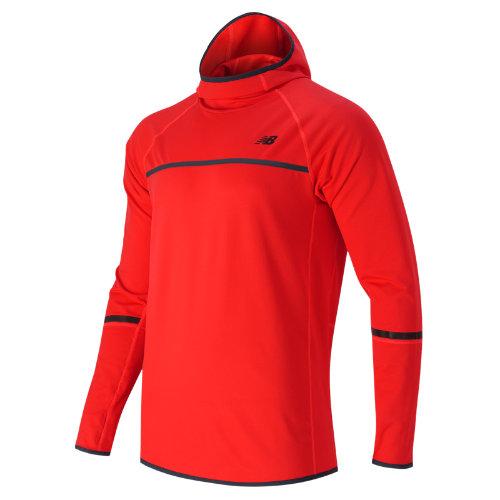 New Balance 53011 Men's Nb Heat Pullover Hoodie - Flame (mt53011flm)