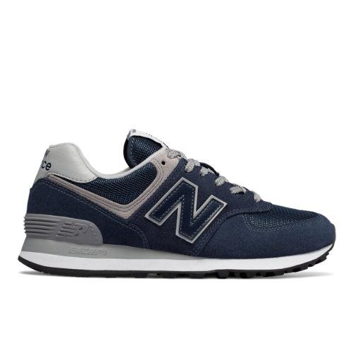 New Balance 574 Core Women's 574 Shoes - Navy/white (wl574en)