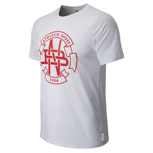 New Balance 4361 Men's Graphic Tee - White, Ignite (emet4361wt)