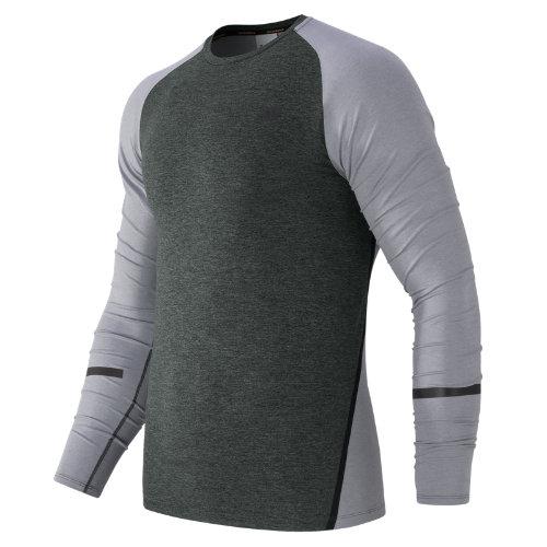 New Balance 61020 Men's Trinamic Long Sleeve Top - Grey (mt61020hgr)